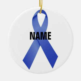 Adorno De Cerámica Cinta conmemorativa del cáncer de colon