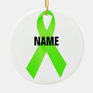 Adorno De Cerámica Cinta conmemorativa del cáncer de linfoma