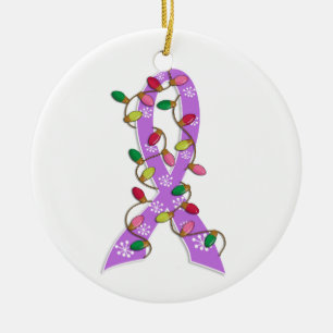 Adorno De Cerámica Cinta de las luces de navidad de general Cancer