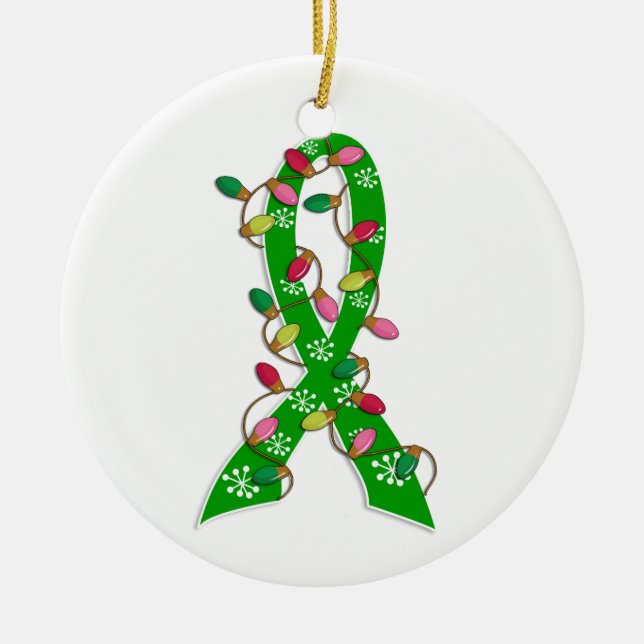 Adorno De Cerámica Cinta de las luces de navidad de la donación de (Frente)