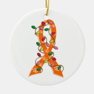 Adorno De Cerámica Cinta de las luces de navidad del cáncer del riñ