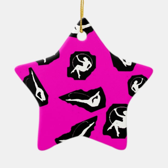 Adorno De Cerámica Circo de la nota de rescate (Frente)