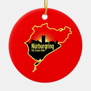Adorno De Cerámica Circuito de carreras de Nurburgring Nordschleife,