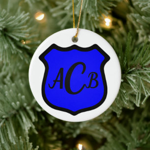 Adorno De Cerámica Circular Escudo de San Miguel (estilo 1)