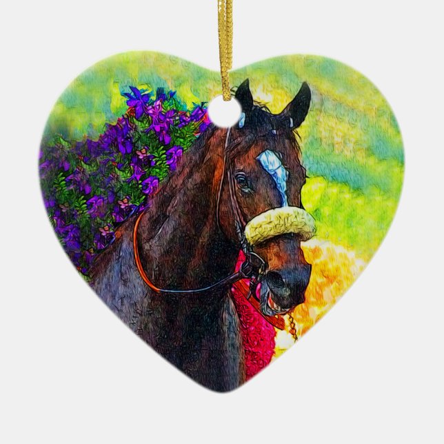 Adorno De Cerámica Círculo de los ganadores (Frente)