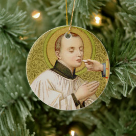 Adorno De Cerámica Círculo de St. Stanislaus de doble cara (SNV 25)