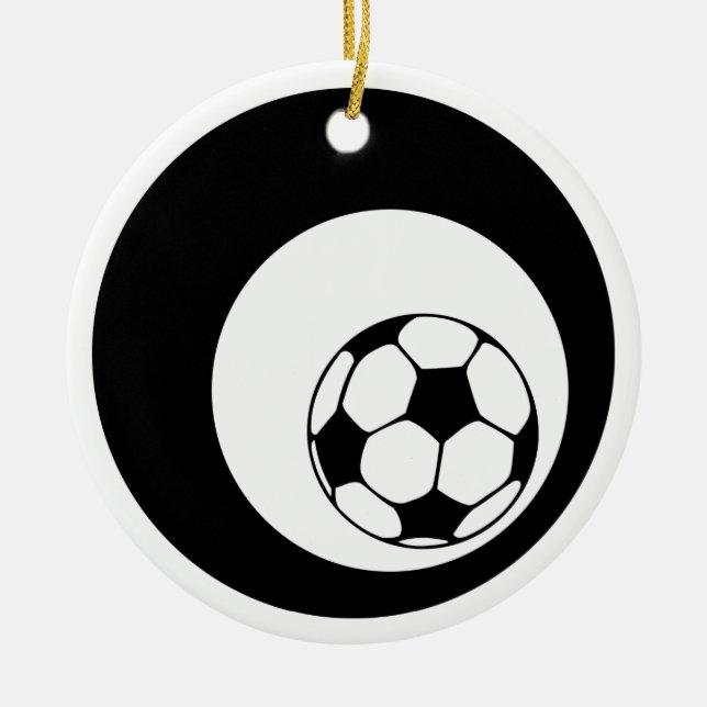 Adorno De Cerámica círculos de fútbol (Frente)