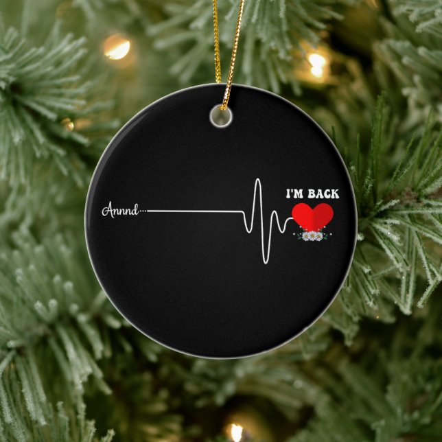 Adorno De Cerámica Cirugía de circunvalación de corazón abierta Sobre (Árbol)