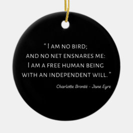 Adorno De Cerámica Cita 2 de Jane Eyre - Estilo clásico