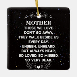 Adorno De Cerámica cita conmemorativa para mamá Personalizado Foto y 