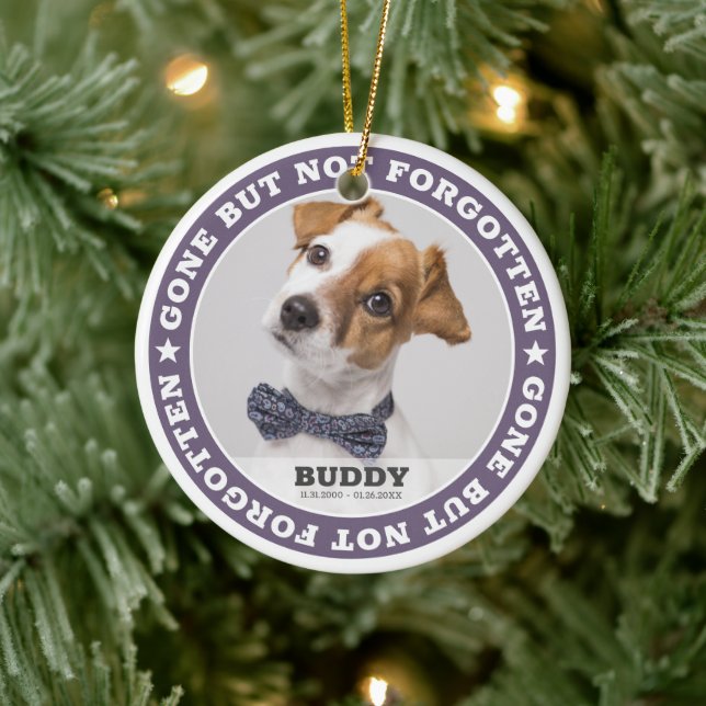 Adorno De Cerámica Cita conmemorativa simpatía por la fotografía Masc (Árbol)