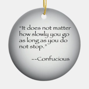 Adorno De Cerámica Cita de Confucious