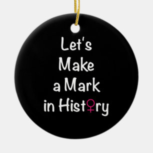 Adorno De Cerámica Cita de empoderamiento de la mujer - Líder feminis