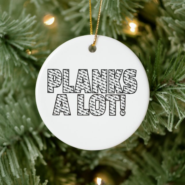 Adorno De Cerámica Cita de entrenamiento para la aptitud de muchos nú (Árbol)