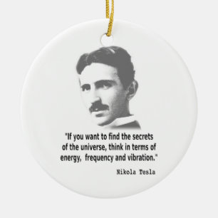 Adorno De Cerámica Cita De Nikola Tesla