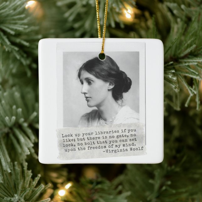 Adorno De Cerámica Cita de Virginia Woolf - íconos de la historia de  (Árbol)