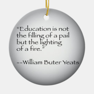 Adorno De Cerámica Cita de William Butler Yeats