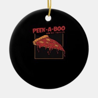 Adorno De Cerámica Cita divertida de Peekaboo