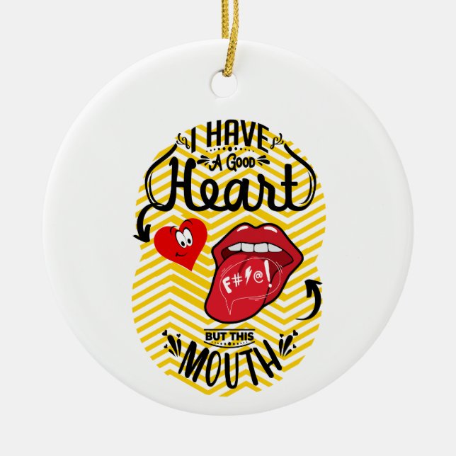 ADORNO DE CERÁMICA CITA SARCASM (Frente)