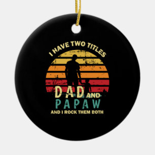 Adorno De Cerámica Citas de abuelo   Papá Y Papá Que Los Rock