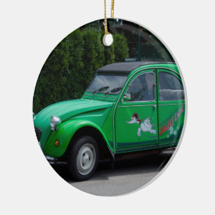 Adorno De Cerámica Citroen 2 CV Sauss Ente
