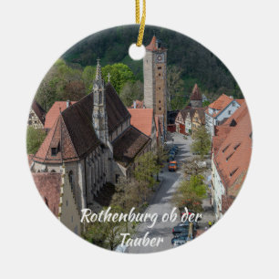 Adorno De Cerámica Ciudad antigua de Rothenburg ob der tauber