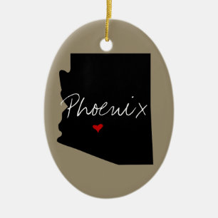 Adorno De Cerámica Ciudad de Arizona