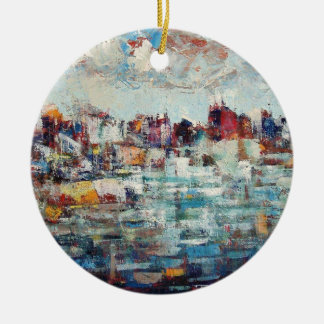 Adorno De Cerámica Ciudad de Korcula