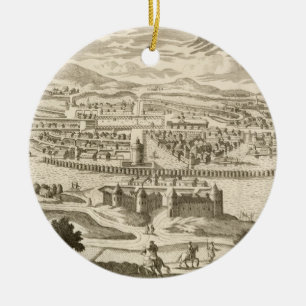 Adorno De Cerámica Ciudad de México, 1723 (grabado)
