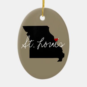 Adorno De Cerámica Ciudad de Missouri