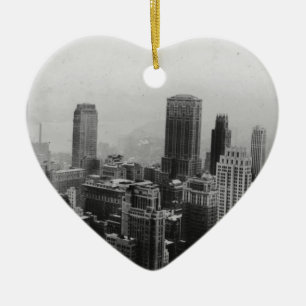 Adorno De Cerámica Ciudad de Nueva York