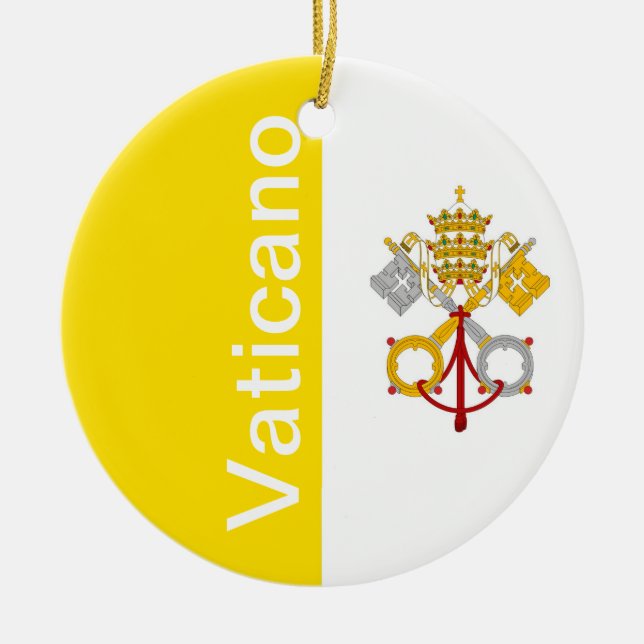 Adorno De Cerámica Ciudad del Vaticano (Frente)