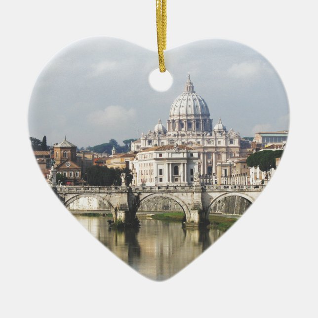 Adorno De Cerámica Ciudad del Vaticano (Frente)