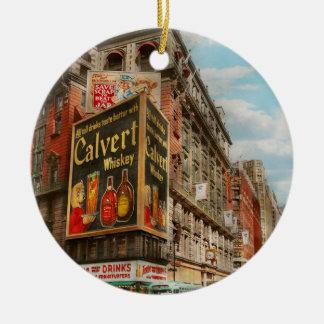 Adorno De Cerámica Ciudad - NY - Tastee's y Macy's 1942