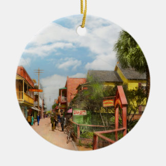 Adorno De Cerámica Ciudad - San Agustín Florida - Cozy Inn 1908