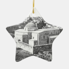 Adorno De Cerámica Ciudad vieja de Jerusalén, CA 1890