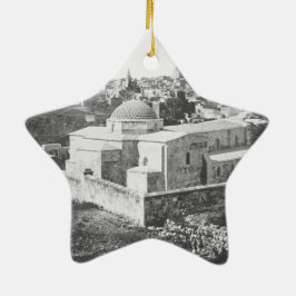 Adorno De Cerámica Ciudad vieja de Jerusalén, CA 1890