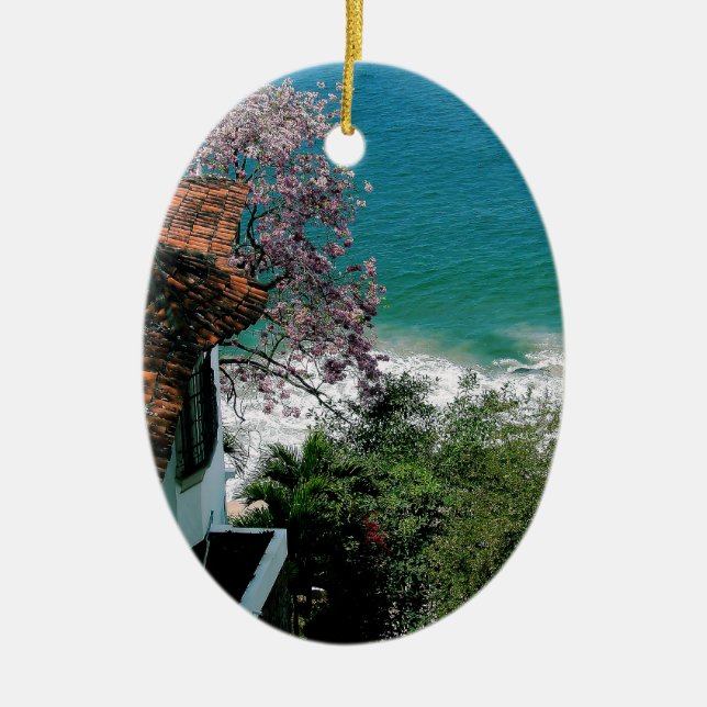 Adorno De Cerámica Ciudad vieja Puerto Vallarta (Frente)