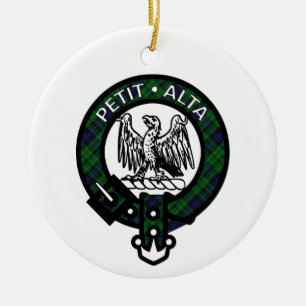 Adorno De Cerámica Clan Abercrombie Ornament