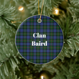 Adorno De Cerámica Clan Baird Tartan