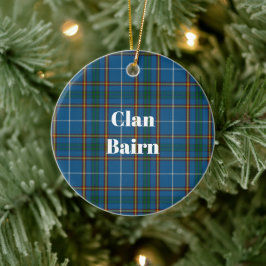 Adorno De Cerámica Clan Bairn Tartan