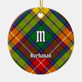 Adorno De Cerámica Clan Buchanan Tartan