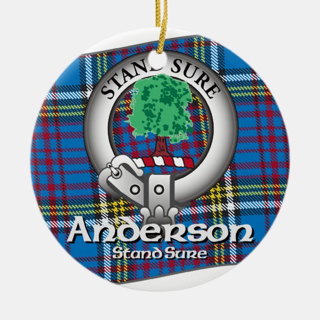 Adorno De Cerámica Clan de Anderson (Frente)