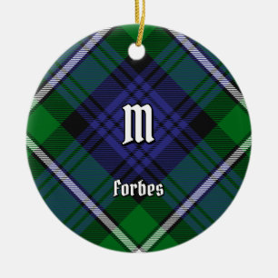 Adorno De Cerámica Clan Forbes Tartan