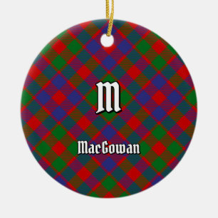 Adorno De Cerámica Clan MacGowan Tartan