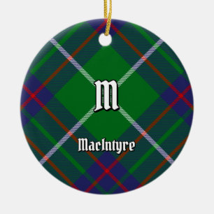 Adorno De Cerámica Clan MacIntyre Hunting Tartan Ceramic Ornament