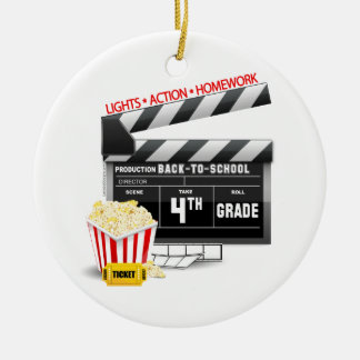 Adorno De Cerámica Clapboard de película de 4º grado