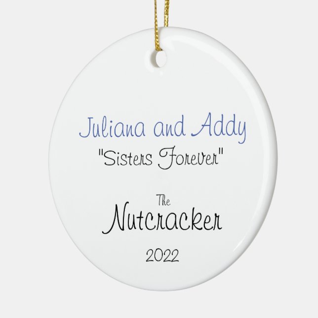 Adorno De Cerámica Clara y Fiesta Chica Personalizado (Izquierda)