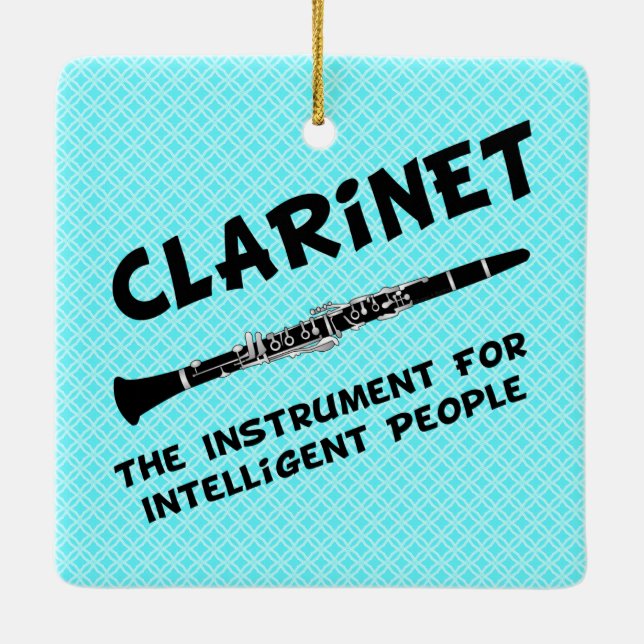 Adorno De Cerámica Clarinet inteligente (Reverso)