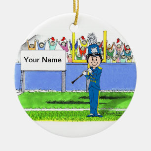 Adorno De Cerámica Clarinet - Mujer